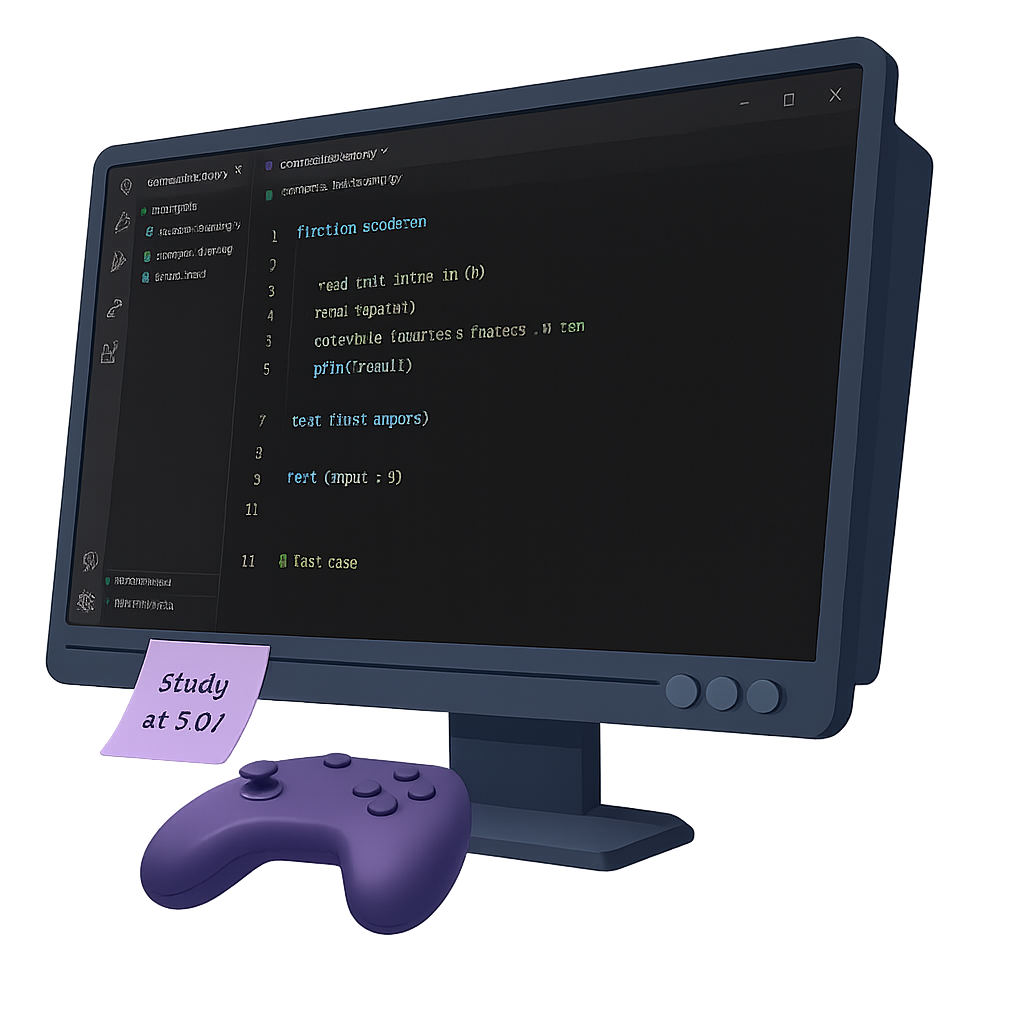 Monitor with Joystick